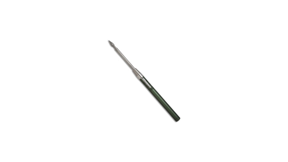 Super Knife Guard Father Spike Automatic Icepick, 440 Stainless Steel, Aluminum, Green Handle, Green/Dark Gray, 9.25 inch, BHQ-33179