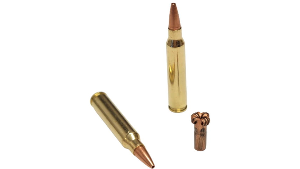 Super Vel Ammunition 223 Remington 62 grain Solid Copper Hollow Point Brass Cased Rifle Ammo, 20 Rounds, 2236220