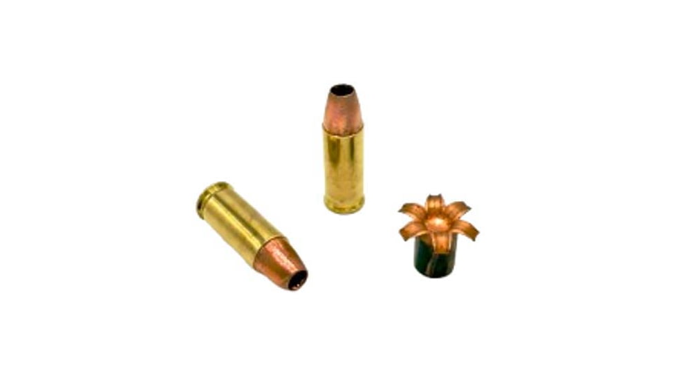 Super Vel Ammunition 38 Super Auto +P 115 Grain Solid Copper Hollow Point Brass Pistol Ammunition, 20 Round, 38SPR11520