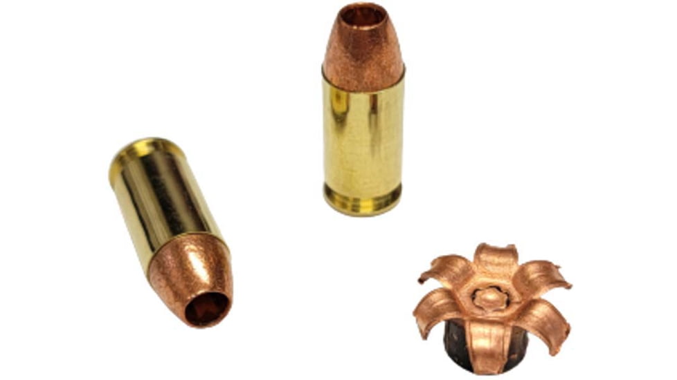 Super Vel Ammunition 45 ACP 160 grain Solid Copper Hollow Point Brass Cased Pistol Ammo, 20 Rounds, 4516020