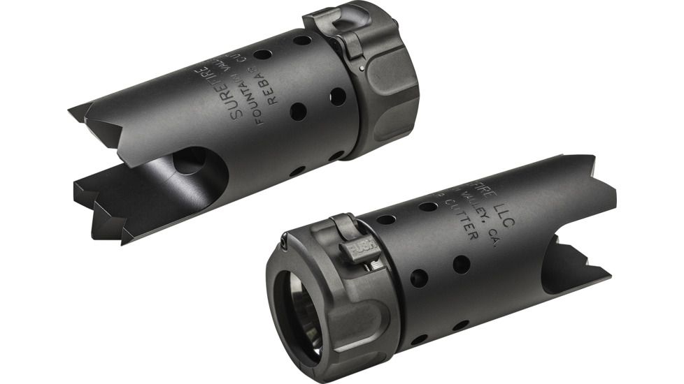 SureFire Reinforcement Bar Cutter For Warcomp-556-Ctn-1/2-28, Black, RBC-556-CTN-BK