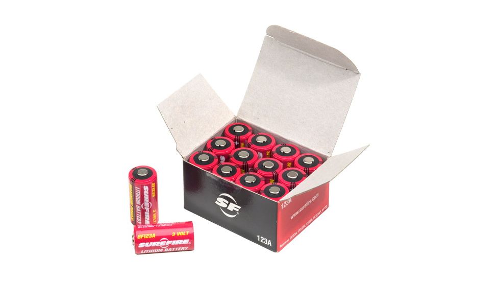 Surefire 123A Lithium Batteries Box - 24 EA. - 2 boxes of 12 SF24-CB