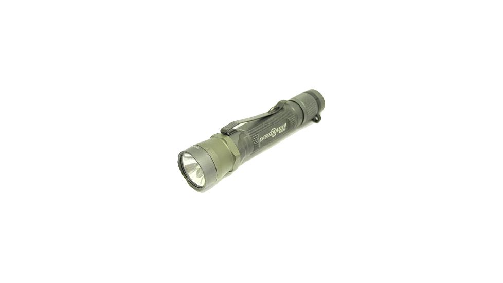 Surefire Aviator 2L Flashlight, Olive Drab, Dual Output, Green LED A2L-HA-GN