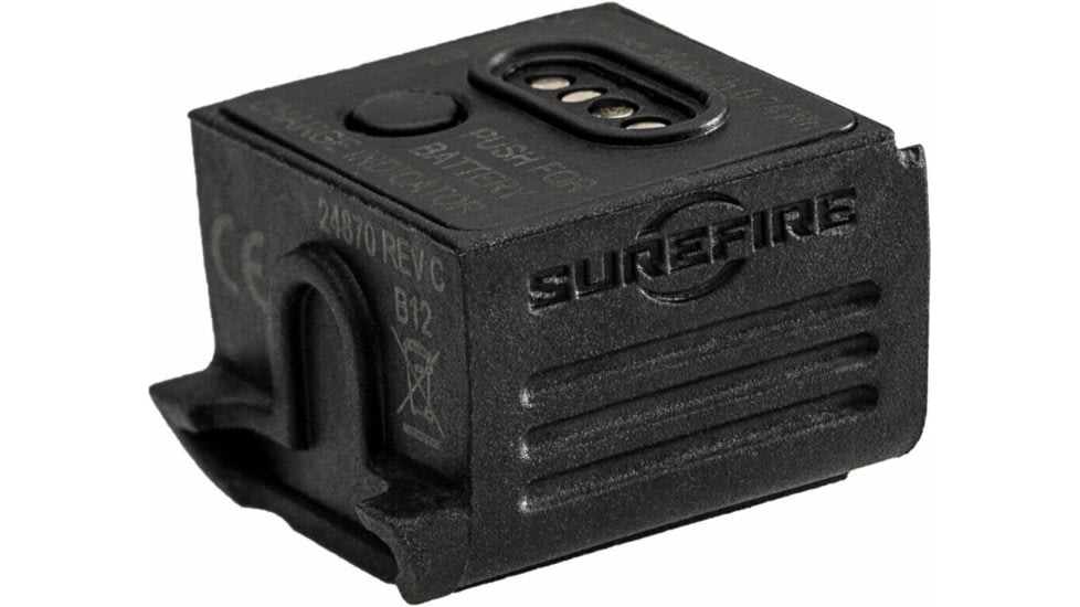 SureFire BATTERY, 3.7V LITHIUM POLYMER, FOR XSC SERIES MICRO-COMPACT LIGHTS, Black, B12
