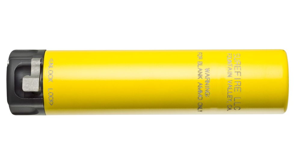 SureFire Blank Firing Adapter, Fits All Socom 5.56 Adapters, Yellow Color SF-BFA-556