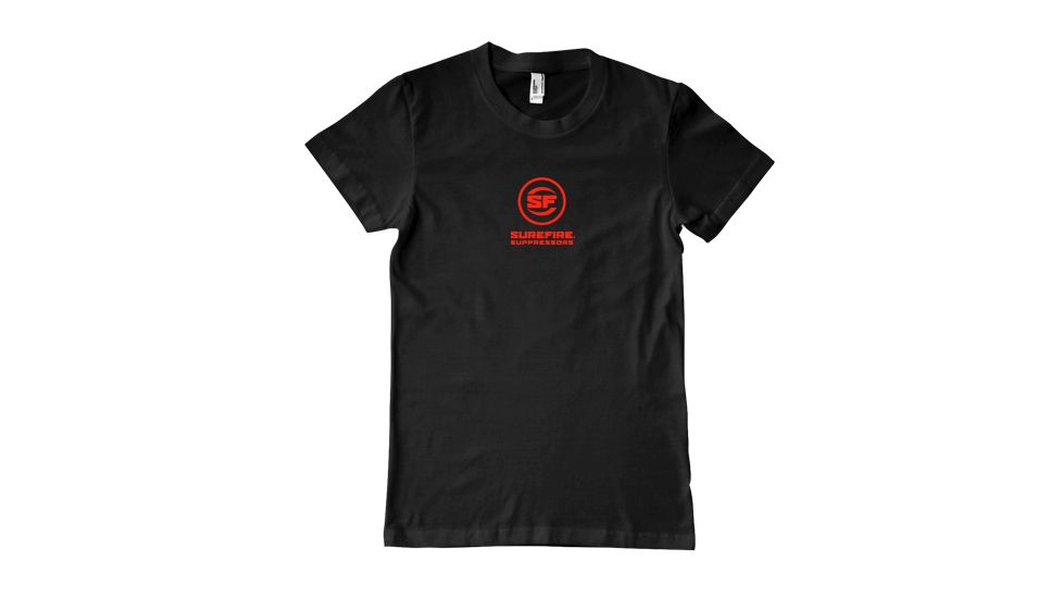 Surefire Anvil T-Shirt - Brunette Supressor Girl, Black - S 