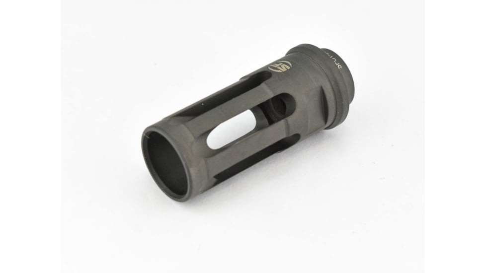 SureFire Closed Tine Flash Hider For M4/M16/Ar Variants, Serves As Suppressor Adapter For Socom 5.56 Suppressors, Black, SFCT-556-1/2-28