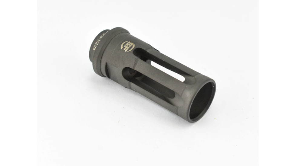 SureFire Closed Tine Flash Hider For M4/M16/Ar Variants, Serves As Suppressor Adapter For Socom 5.56 Suppressors, Black, SFCT-556-1/2-28