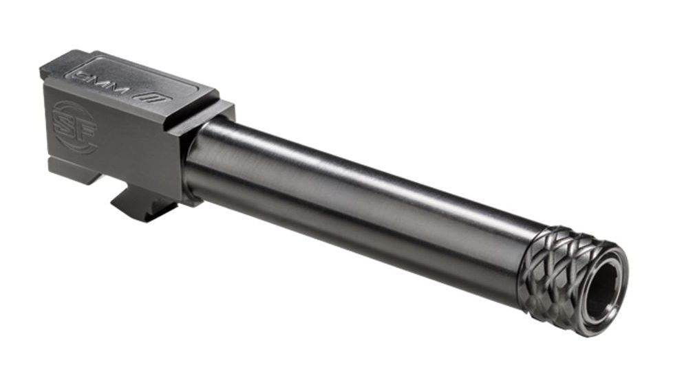 SureFire Drop-In Gun Barrels for Glock 17 by ZEV, M13.5 x 1 LH Thread Size SF-G17-M13.5X1 LH-BK
