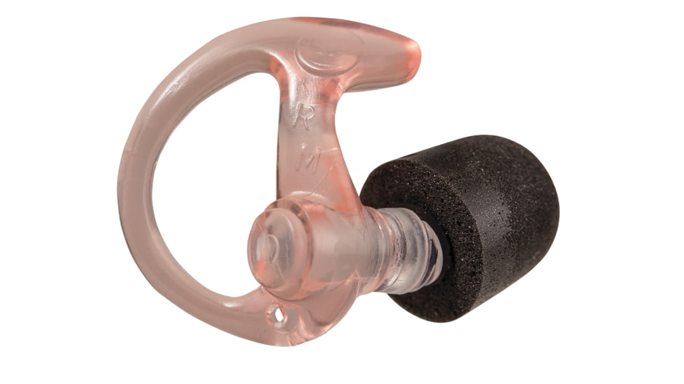 SureFire EP10 Sonic Defenders Ultra Max Full-Block Foam-Tipped Earplugs - 1 Pair, Clear, Small, EP10-SPR