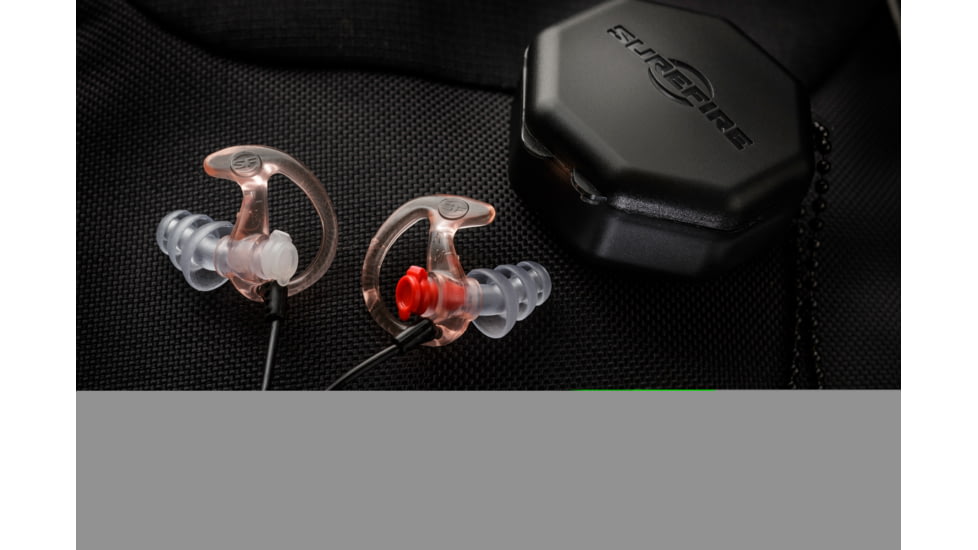 Surefire EP4 Sonic Defender Plus Clear Earpiece - Small, 25 Pairs EP4-SPR-BULK