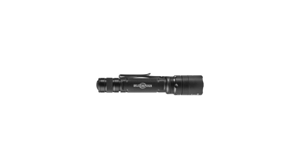 SureFire Every Day Carry Tactical LED Flashlight, CR123A, White, 5-1200 Lumens, Black, EDCL2-T