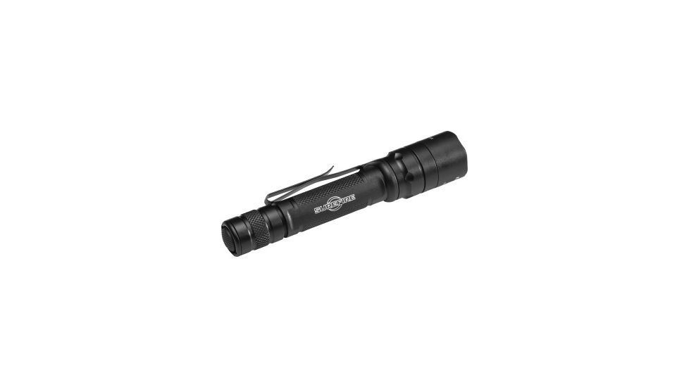 SureFire Every Day Carry Tactical LED Flashlight, CR123A, White, 5-1200 Lumens, Black, EDCL2-T