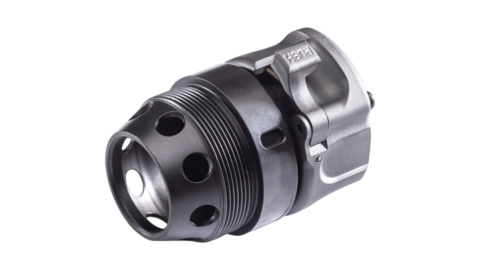 SureFire Fast Attach Hub Muzzle Adapter, 7.62x39mm, 3/8-24, Black, HUB-FA-762-BK
