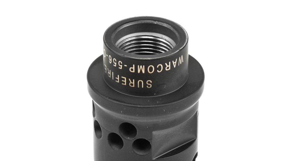 SureFire M4/16 Rifles Ported Closed Tine Flash Hider/Suppressor Adapters, WARCOMP-556-CTN-1/2-28