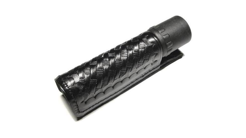 SureFire Leather Basketweave Holster V27 w/ G2 Black Light in the inside