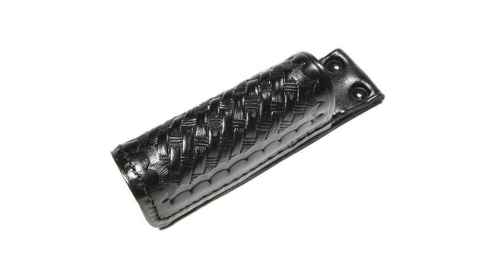 SureFire Leather Black Basket Weave Holster V27 for SureFire Flashlights 6P, D2, G2, A2