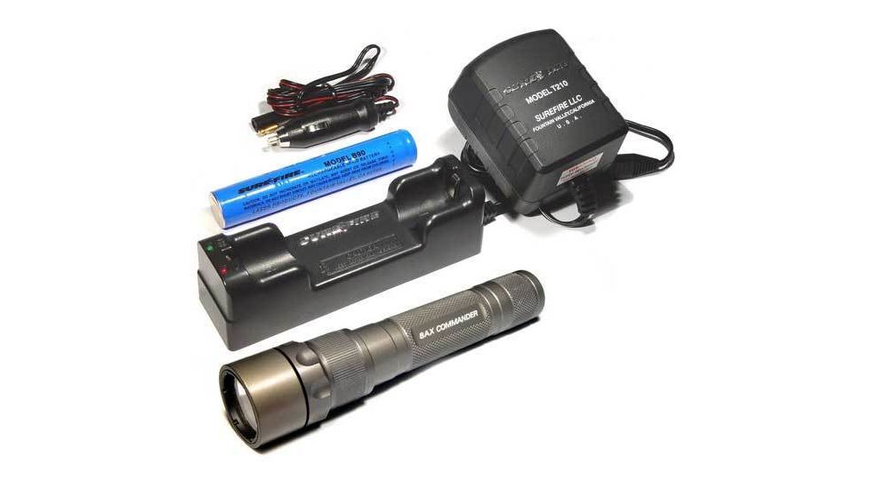 SureFire 8AX Commander Flashlight Rechargeable System