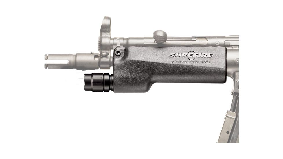 SureFire LED Weapon Light w/1 Switch, CR123A, 500 Lumens, Black, 328LMF-B