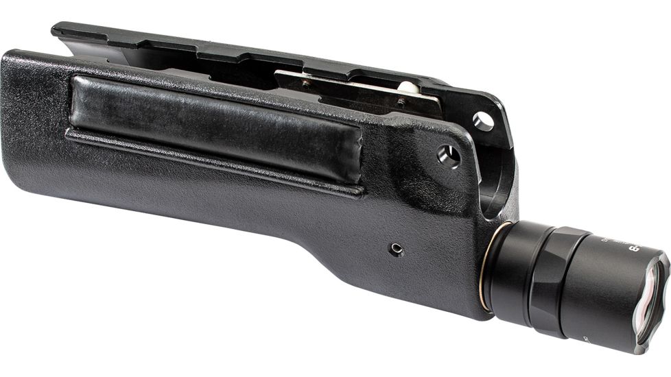 SureFire LED Weapon Light w/1 Switch, CR123A, 500 Lumens, Black, 328LMF-B