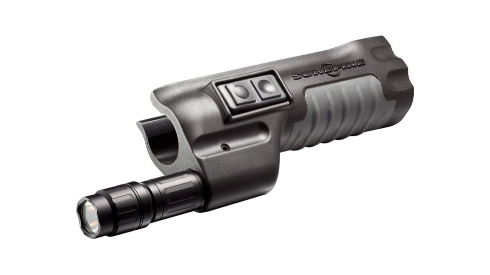 SureFire LED Weapon Light w/Forend, 123A, White, 1000 Lumens, Black, 623LMG-B