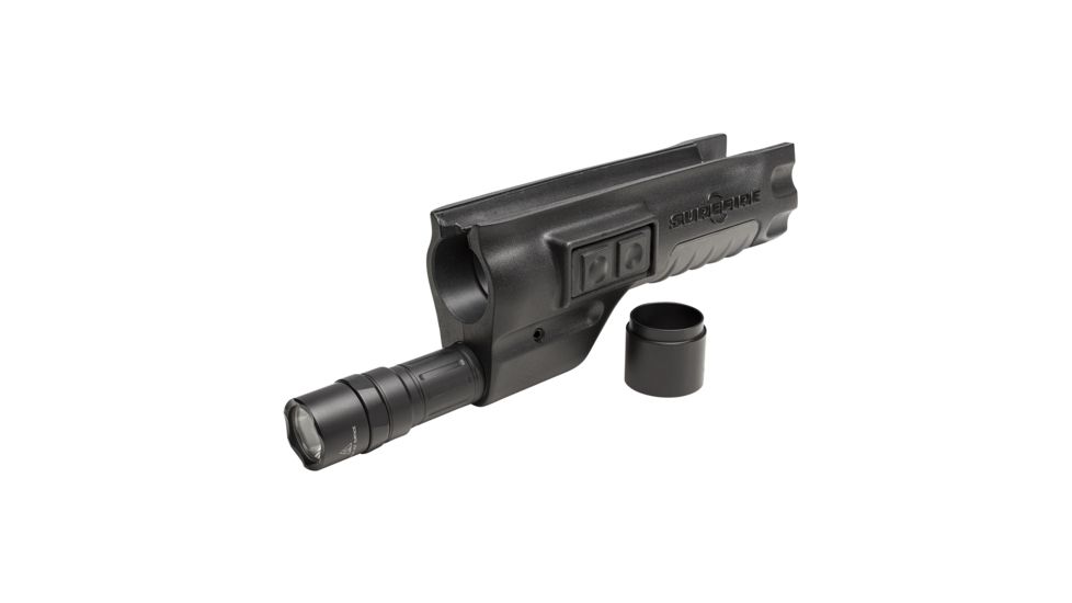 SureFire LED Weapon Light, 123A, Mossberg 500/590, White, 600 Lumens, Black, 623LMG-A