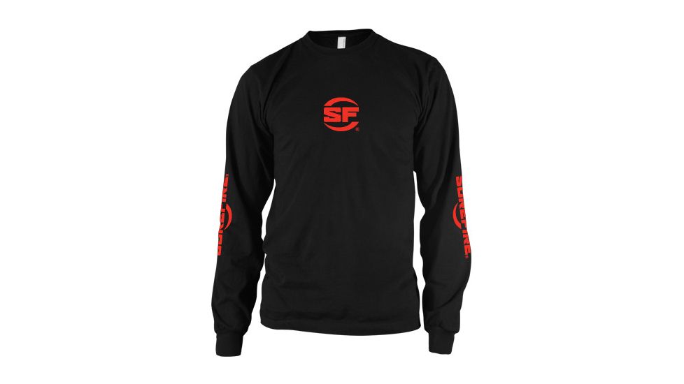 Surefire Long Sleeve Shirt, Black, Surefire, Extra Large