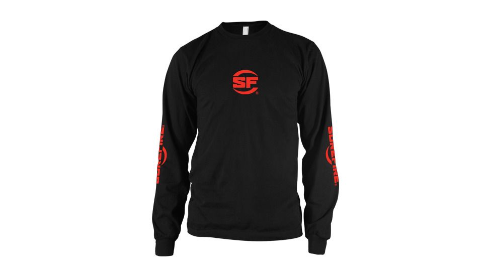 Surefire Long Sleeve Shirt, Black, Surefire, Medium