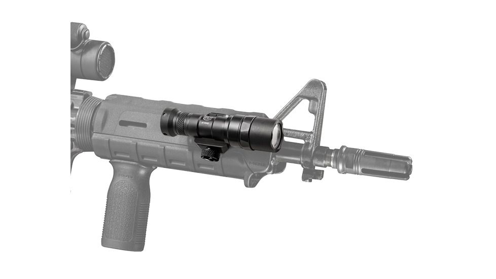 SureFire M300 Mini Scout Light LED WeaponLight,Tailcap Switch Only,200 Lumens M300B-Z68-BK