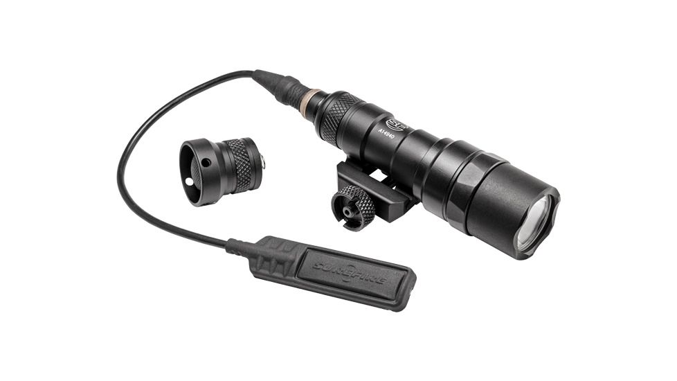 SureFire M300C Mini Scout Light, 3V, 300 Lumens , Includes 7" Tape Switch, Black M300C-BK