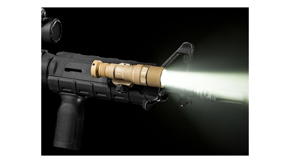 SureFire M300C Mini Scout Light, 3V, 300 Lumens , Includes 7" Tape Switch, Tan M300C-TN