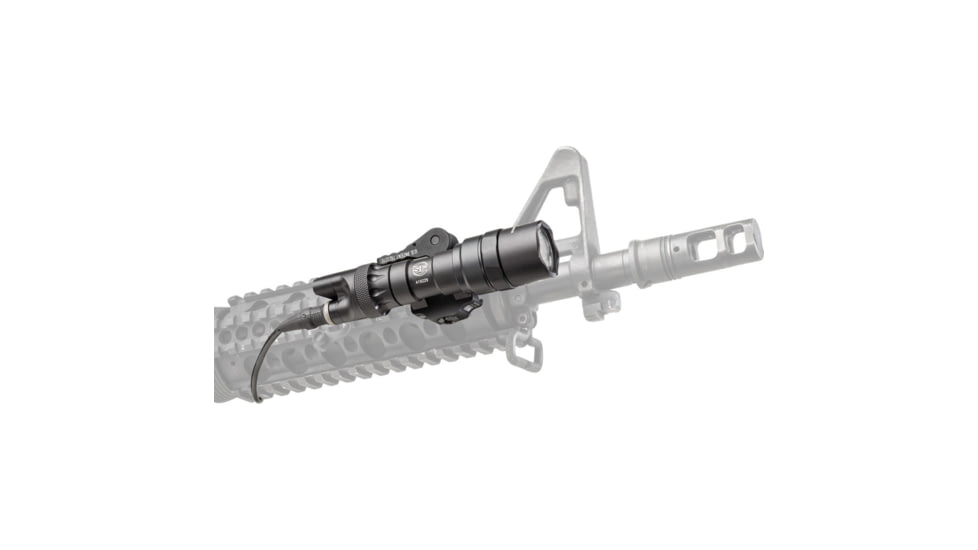 SureFire M313V Scout LED Weapon Lights w/Switch Assembly and Offset Mount, CR123A, White, 250 Lumens, Black, M313V-BK