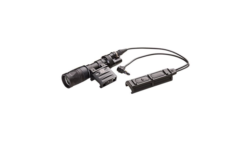 SureFire M313V Scout LED Weapon Lights w/Switch Assembly and Offset Mount, CR123A, White, 250 Lumens, Black, M313V-BK