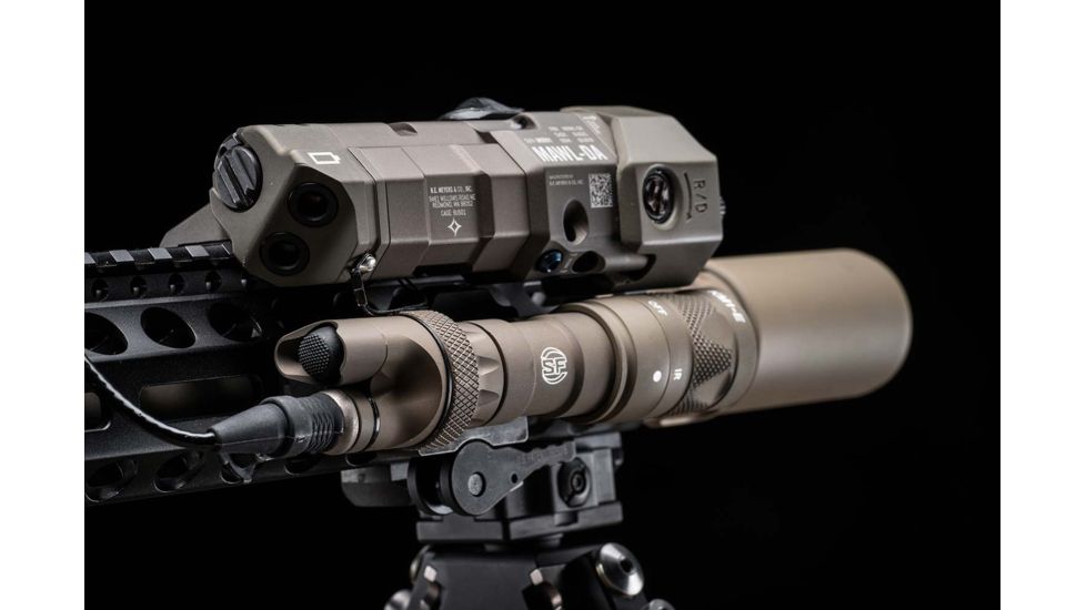 SureFire M323V Vamprie Scout LED and IR Weapon Light, 250 Lumens, Tan, M323V-TN