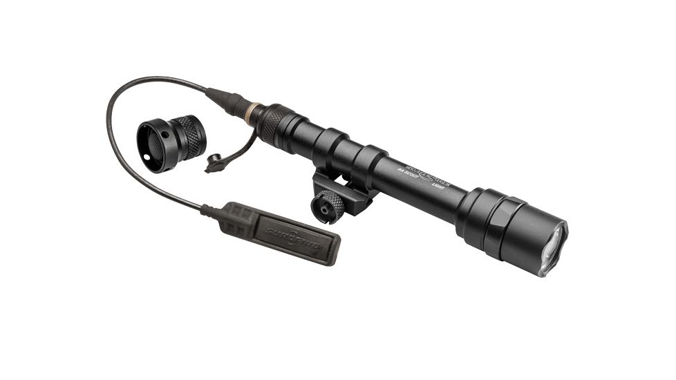 SureFire M600AA Scout Light Rail-Mountable LED Weapon Light, AA, 220 Lumens, Black , M600AA-BK