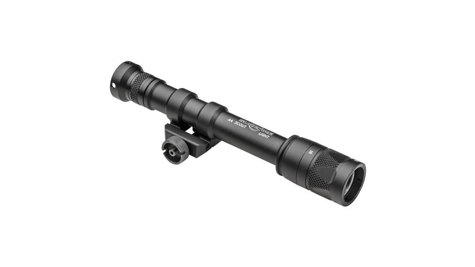 SureFire M600V Scout Weapon Light, AA, White and IR, 250 Lumens, Black, M600AAV-B-Z68-BK