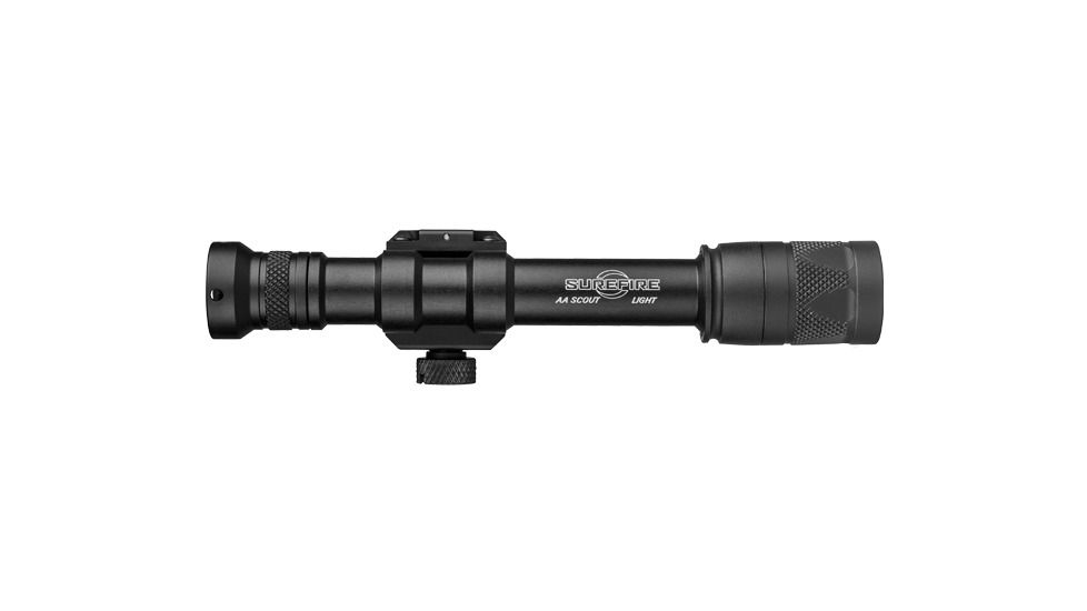 SureFire M600V Scout Weapon Light, AA, White and IR, 250 Lumens, Black, M600AAV-B-Z68-BK