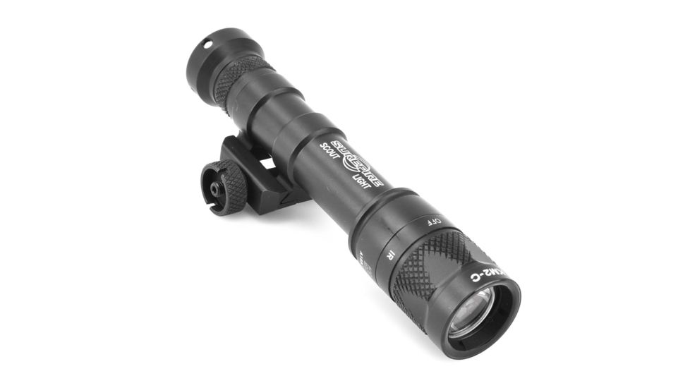 SureFire M600AAV Scout Light LED Weapon Light, 123A Lithium, 350 Lumens, Tan, M600V-B-Z68-BK