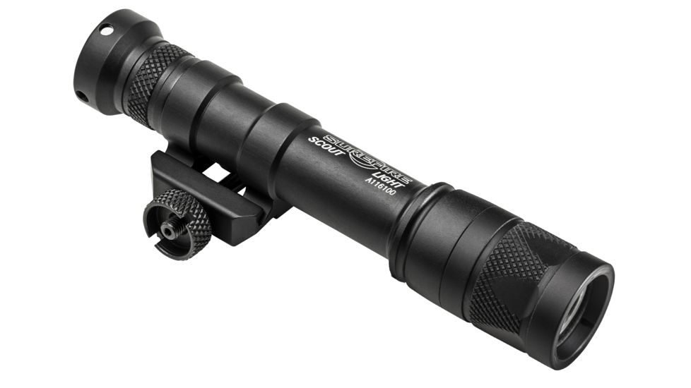 SureFire Scout LED Weapon Light, CR123A, RM45 Mount,White light and infrared, 350 Lumens, Black, M611V-BK