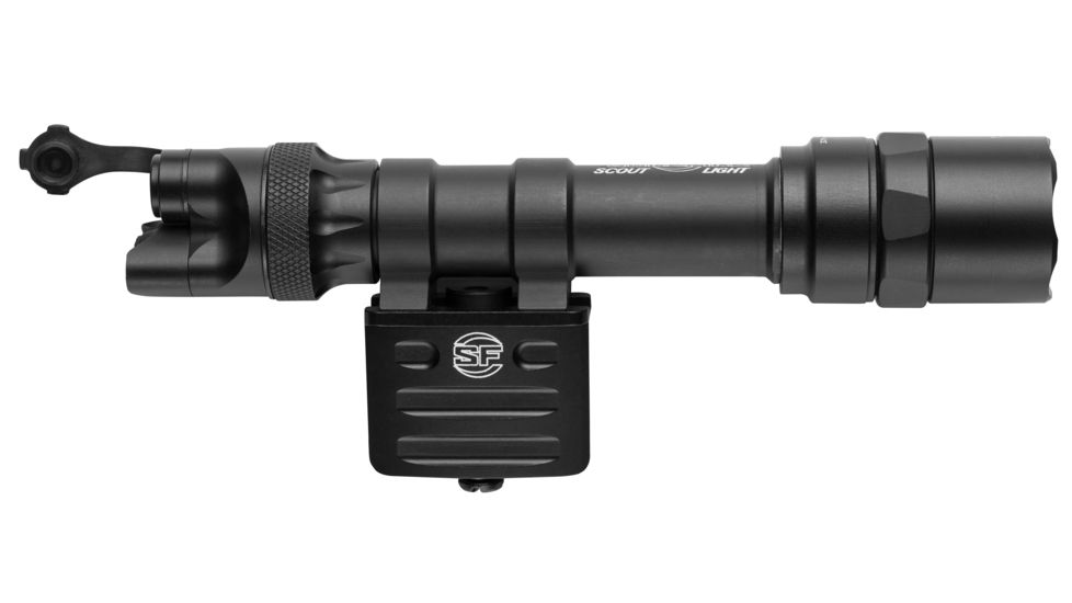 SureFire M612 Ultra Scout LED Weapon Light, 123A, White, 1000 Lumens, Black, M612U-BK