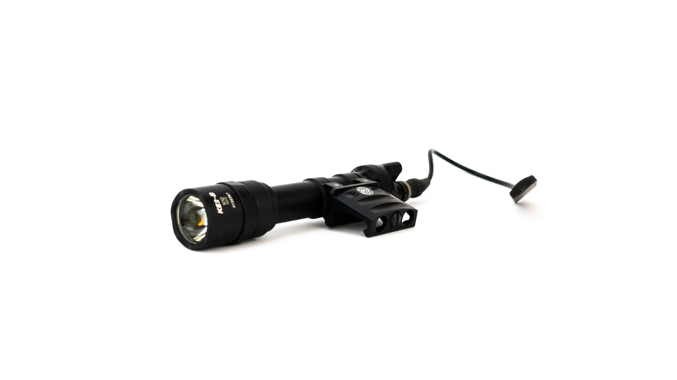 SureFire M612 Ultra Scout LED Weapon Light, 123A, White, 1000 Lumens, Black, M612U-BK