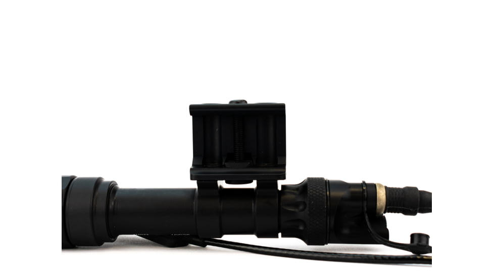 SureFire M612 Ultra Scout LED Weapon Light, 123A, White, 1000 Lumens, Black, M612U-BK