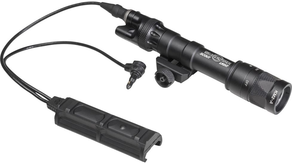 SureFire M623V Vampire Scout LED and IR Weapon Light, White, 350 Lumens, Black, M623V-BK