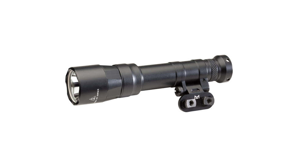 SureFire M640DFT-PRO Turbo Series 18350/123A High Candela 6-Volt Dual Fuel Scout Pro LED Weapon Light, 123A, 550 Lumens, Black, M640DFT-BK-PRO