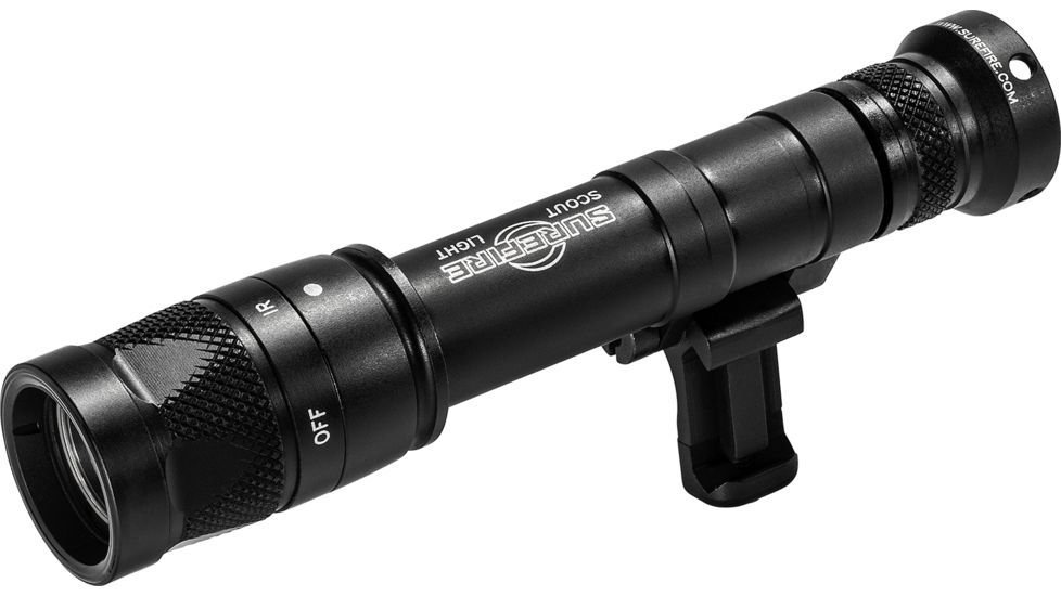 SureFire M640V Scout Light Pro IR/LED Weapon Light, CR123A, IR/White, 350 Lumens, Black, M640V-BK-PRO