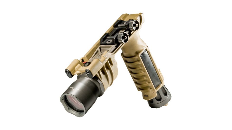 SureFire M910A Millennium Vertical Foregrip WeaponLight, White Navigation LEDs, Tan Finish