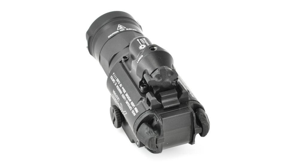 SureFire MasterFire Ultra-High-Output White LED + Green Laser WeaponLight, 1000 Lumens, 505 Nm Green Laser, Z-Xbc Push/Toggle SwitchSwitch, Black, X400UH-A-GN