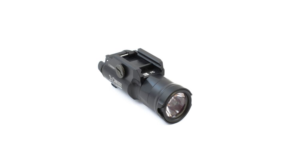 SureFire MasterFire X300 Ultra Weapon Light, 6V, Universal/Picatinny Thumb Screw Rail Mount, 600 Lumens, Z-Xbc Push/Toggle Switch, Black, X300UH-B
