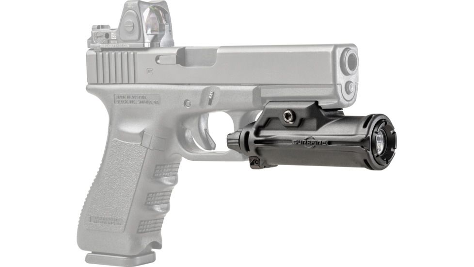 SureFire MasterFire Xh15 Weapon Light, 3V, Maxvision Beam, Universal/Picatinny Screw Rail Mount, 350 Lumens, Polymer, Constant On Toggle Switch Only, Black, XH15