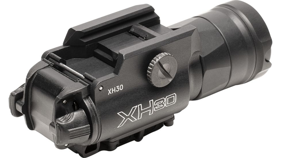 SureFire MasterFire XH30 Ultra-High Dual-Output LED Weapon Light, 123A, White, 1000 Lumens, Black, XH30